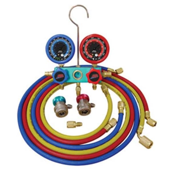 Atd Tools ATD Tools ATD-3695 Deluxe Dual Aluminum Ac Manifold Gauge Set ATD-3695 - main